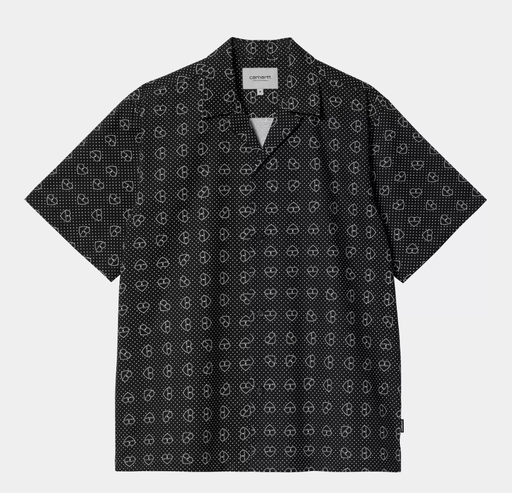 Camisa Carhartt WIP Furoshiki Print - Black