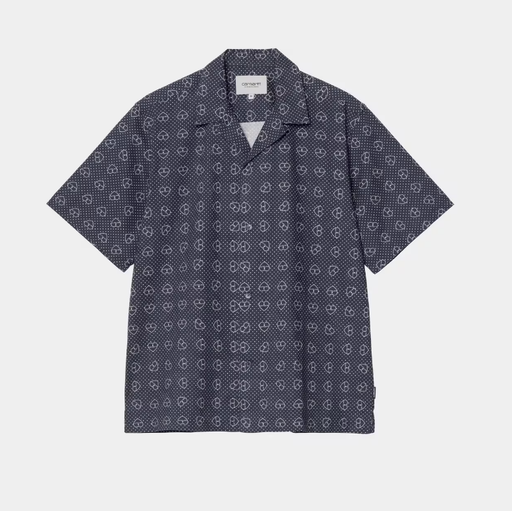 Camisa Carhartt WIP Furoshiki Print - Blue