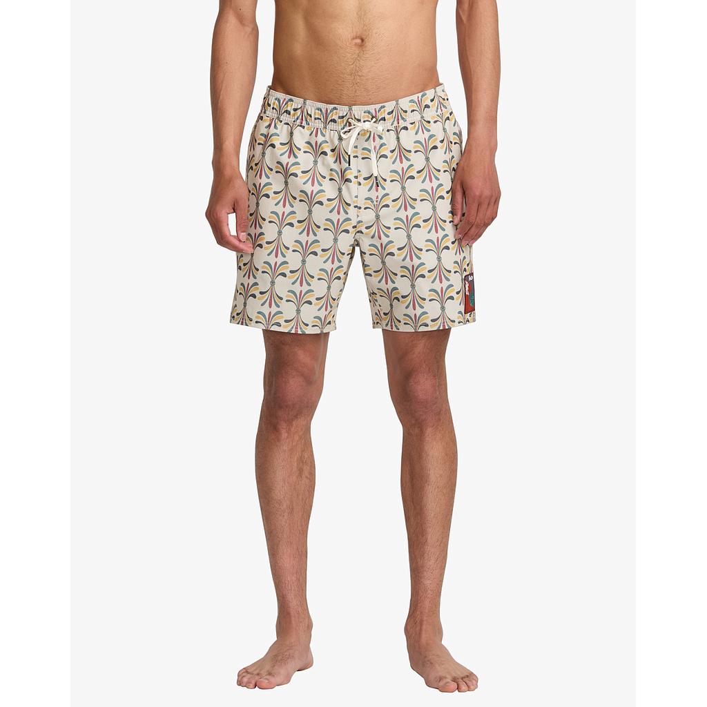 Bañador RVCA LA Eye Floral 17" - Light Khaki (LKH)