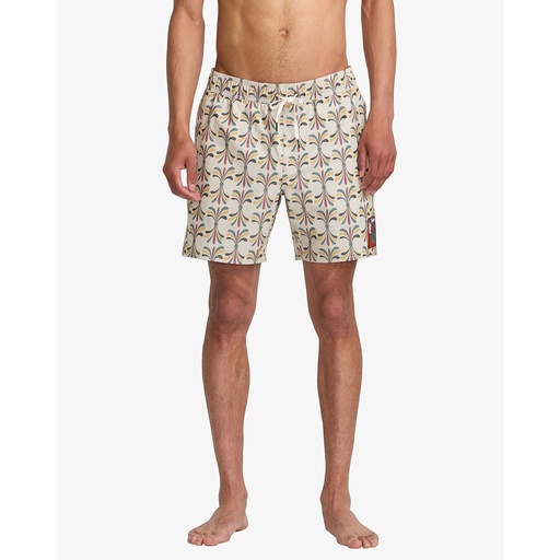 Bañador RVCA LA Eye Floral 17" - Light Khaki (LKH)