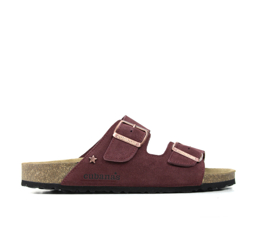 Sandalias Cubanas Comporta Amalia 102 - Bordeaux