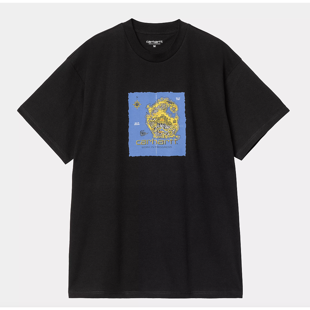Camiseta Carhartt WIP Old World - Black