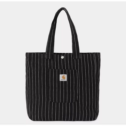 Bolso Carhartt WIP Hendry Tote - Seaton Stripe/Black/Wax (rinsed)