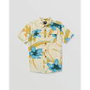 Camisa Volcom Tracers Floral - Light Beige