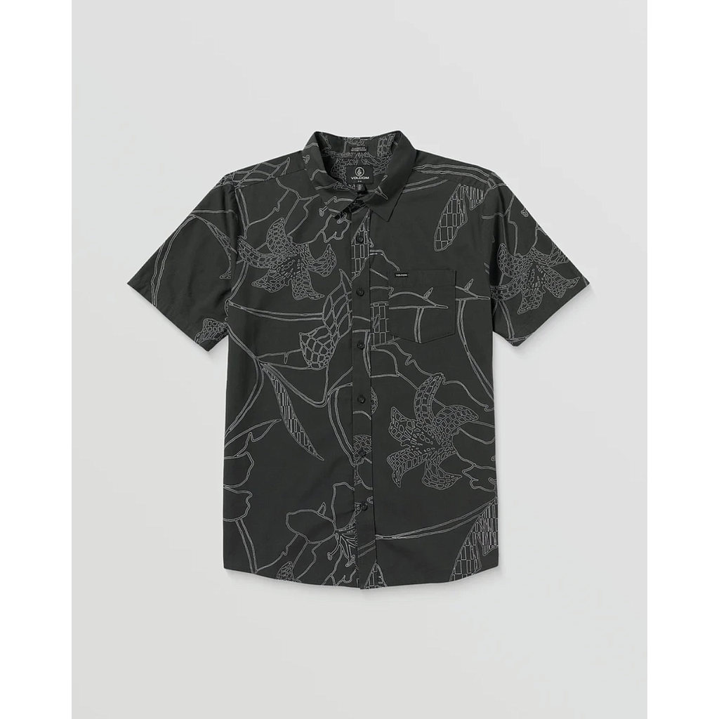 Camisa Volcom Cad Floral - Stealth