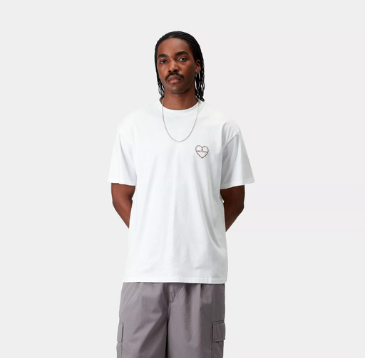 Camiseta Carhartt WIP Furoshiki - White/Red