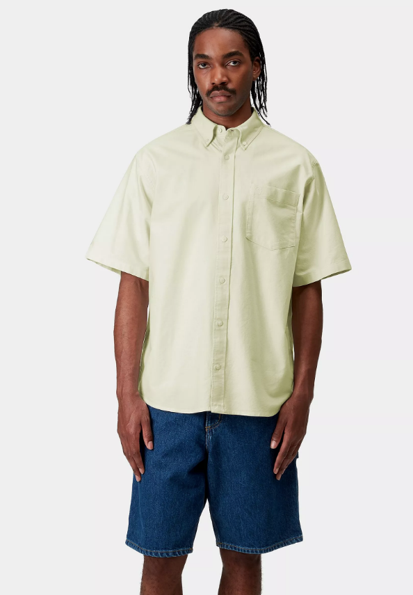 Camisa Carhartt WIP Braxton - Air Green/ Wax