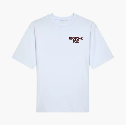 Camiseta Fox Oversized Moto X - Azul Pálido (PL BLU)