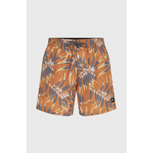 Bañador O'neill Cali Floral 16'' - Orange Dipped Leaves
