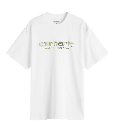 Camiseta Carhartt WIP Solar Chrome Script - White