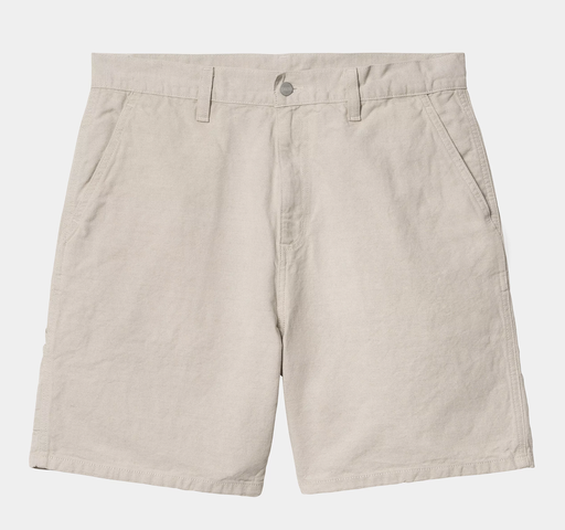 Pantalón Corto Carhartt WIP Walter Single Knee - Natural(rinsed)