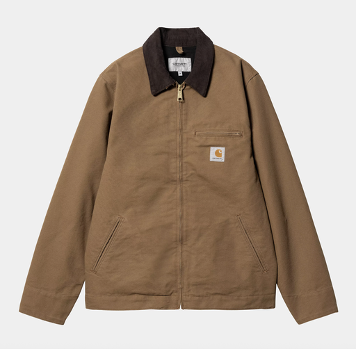 Chaqueta Carhartt WIP Detroit - Hamilton Brown/Tobacco rinsed (sin forro)