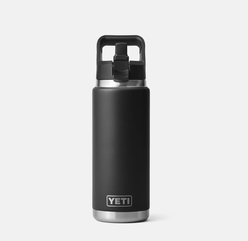 Botella con Tapa de Pajita Yeti Rambler 26 oz (769 ml) - Black