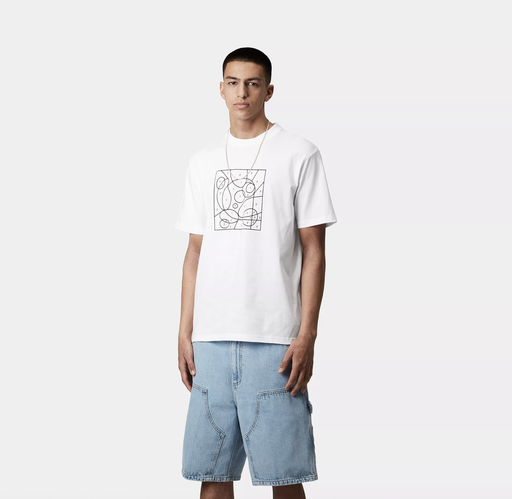 Camiseta Carhartt WIP By The Numbers - White/Black