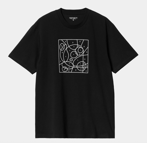 Camiseta Carhartt WIP By The Numbers - Black/White