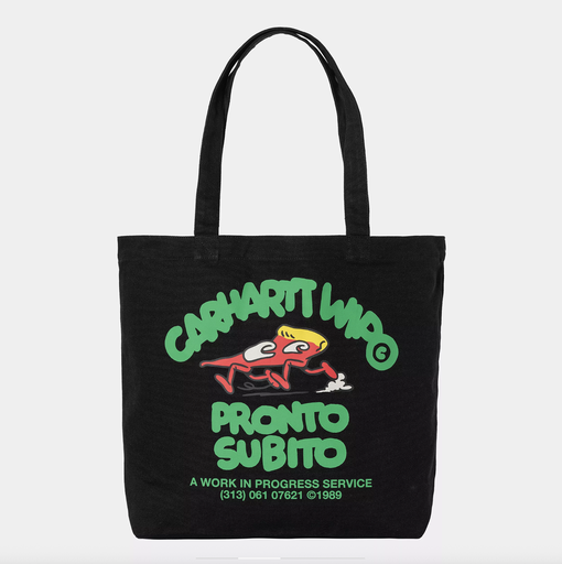 Bolso Tote Carhartt WIP Canvas Graphic - Pronto Print/Black