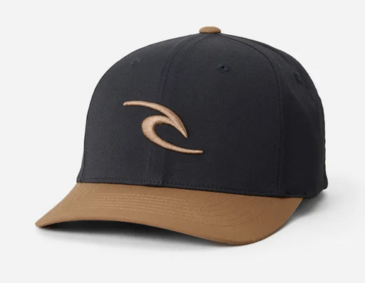 Gorra Rip Curl Tepan 2.0 Flexfit - Black/Tan