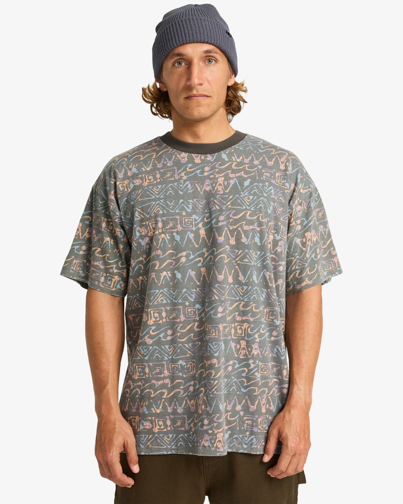 Camiseta Billabong Paint Rack Wave - Pewter