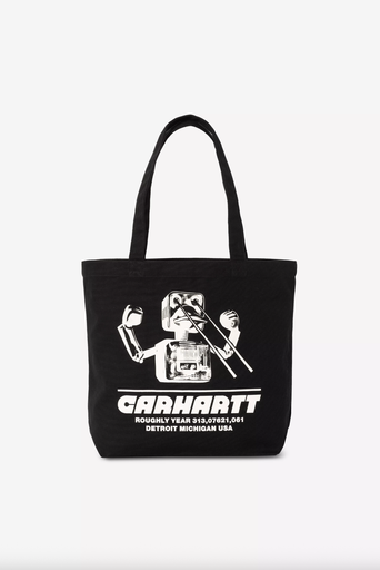 Bolso Tote Carhartt WIP Canvas Graphic - Wiptopia Print/Black