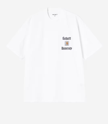 Camiseta Carhartt WIP S/S Schooling Heart - White
