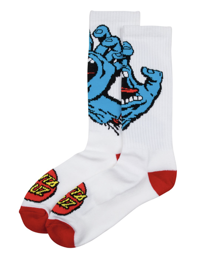 Calcetines Santa Cruz Screaming Hand - White