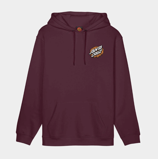Sudadera Santa Cruz Slime Scream - Dark Cherry