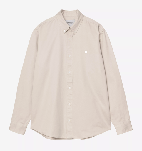 Camisa Carhartt WIP Madison - Fleur de Sel/Wax