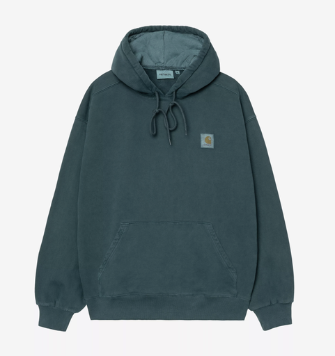 Sudadera con Capucha Carhartt WIP Vista - Deep Lagoon (Garment dyed)