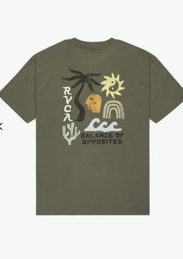 Camiseta Rvca Deep Think - Sage Leaf
