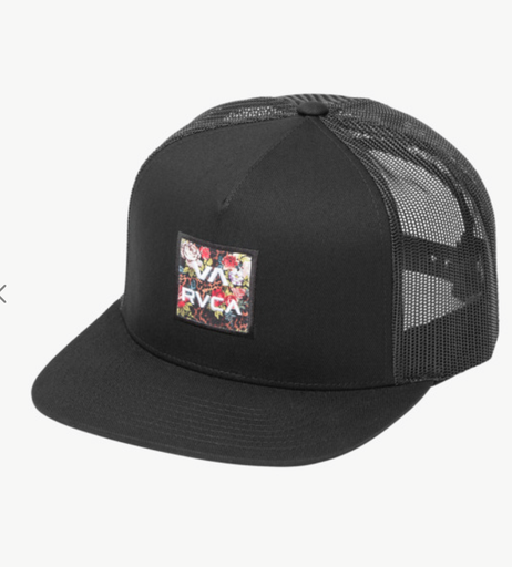Gorra Rvca VA Atw - Black Floral