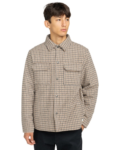 Camisa Element Lodge Check - Dogtooth Java