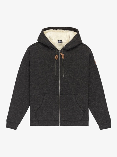 Sudadera con Cremallera Quiksilver Keller Block - Black Heather (kvjh)