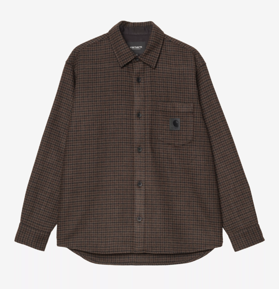 Camisa Carhartt WIP Lowis - Lowis Houndstooth/Vitola Heather