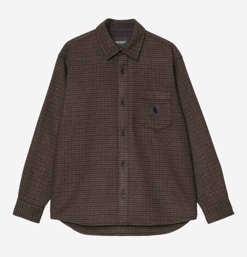Camisa Carhartt WIP Lowis - Lowis Houndstooth/Vitola Heather