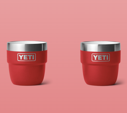 Vasos de Espresso Apilables Yeti Rambler 4 oz (118 ml) - Rescue Red
