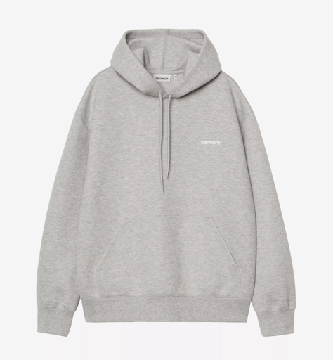 Sudadera con Capucha Carhartt WIP Alda - Grey Heather/White
