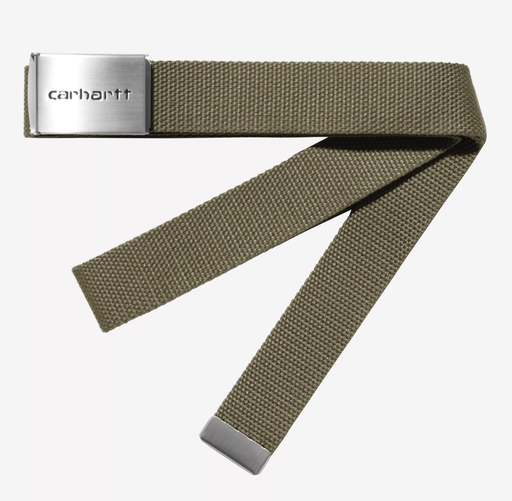 Cinturón Carhartt WIP Clip Belt Chrome - Brass
