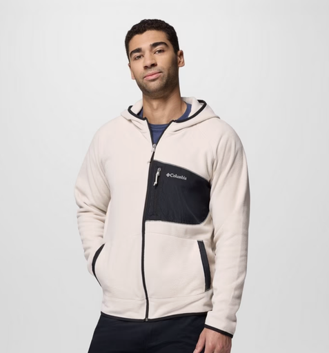 Polar con Cremallera Columbia Fast Trek Overlay - Dark Stone/Black (M)