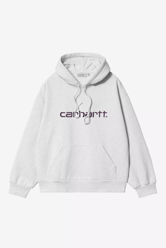 Sudadera con Capucha Carhartt WIP Sweat - Ash Heather/Cozy Purple