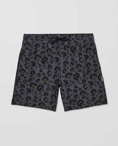 Bañador Volcom Melange Trunk 17" - Asphalt Black