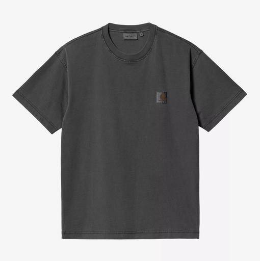 Camiseta Carhartt WIP Nelson - Black (garment dyed)