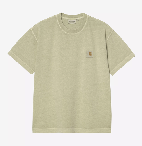 Camiseta Carhartt WIP Nelson - Gentle Green (garment dyed)
