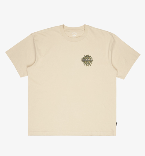 Camiseta Billabong Solar Flare Og - Oatmeal