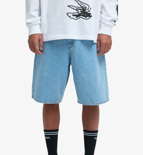 Pantalón Corto Rvca Skate - Bleach Wash (bejw)