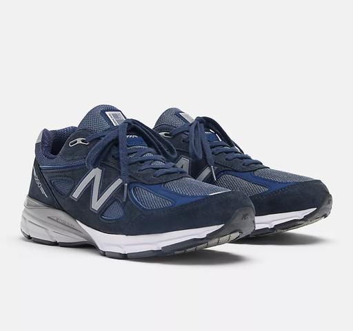 Zapatillas New Balance Made in USA 990NV4 - Navy con White y Grey 006
