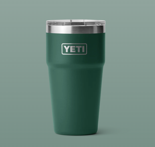 Vaso Apilable Yeti Rambler 20 oz (591 ml) - Black Forest Green