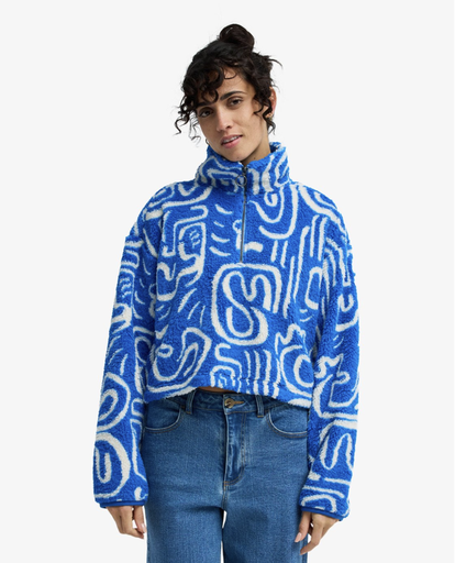 Polar con Media Cremallera Billabong Holiday - True Blu (trb)