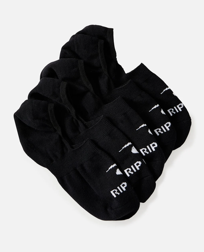Calcetines Invisibles Rip Curl (Pack de 5) - Black