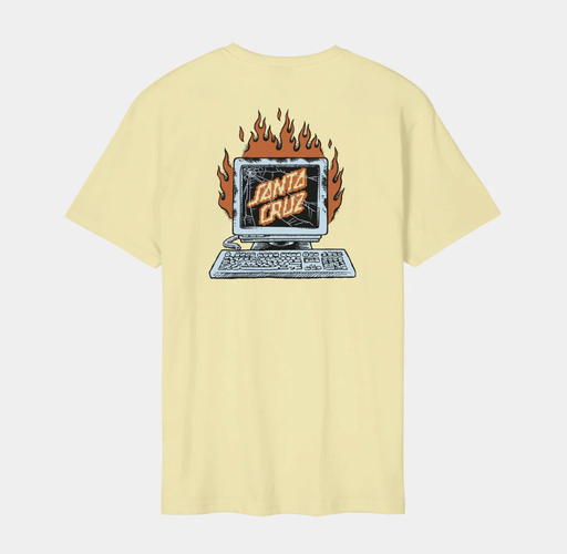 Camiseta Santa Cruz Self Destruct - Custard