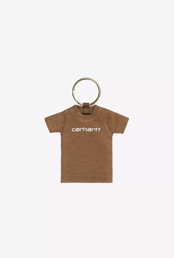 Llavero Carhartt WIP Mini Script T-Shirt - Hamilton Brown